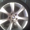 BMW 18 inch alloy wheels with run flat tyres