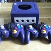 GameCube with 2 controllers