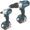 Makita LXT202 LXT 18V Li-ion Combi Drill & Impact Driver Twin Pack