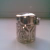 antique silver thimble holder