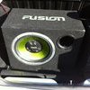 Fusion 600 watt subwoofer with 300 watt amp!!