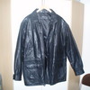 Mens 3/4 leather coat