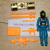 1993 G.I. Joe 3.75" Cobra Astro Viper with weapons