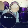 Adult Full Size Dragon Drum Kit, Bright Purple