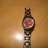 Ladies red faced Fossel watch