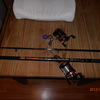 carbon fibre shakespeare beach caster fishing rod + fladen mutliplier reel