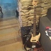 Fender bass with marshal amp