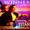 Two original Titanic cinema posters from the 1997 film