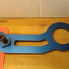 blue JDM tow hook for civic