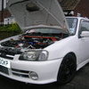 Forged White Glanza V, TD04, D2 Coilovers, Celica seats...