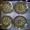 17" bk299 gold alloy wheels and tyres