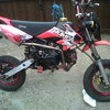 road legal pit bike 120 but reg as 50 :)