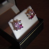 Sterling Silver, Cubic Zirconia, Earrings in Gift box