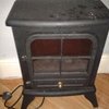 black stove effect fire/heater