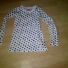 Long sleeved spotty top