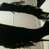 ladies shoes/boots size 4 black suede brand new