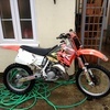 Honda cr125 motocross bike