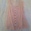 floaty polka dot blouse