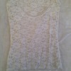 flowery lace top