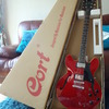 Red Cort 335 Semi-Acoustic Guitar