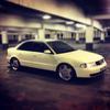 white Audi A4 full cream leather interior rare 18" AMG alloys