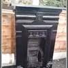 Victorian cast ion fireplace