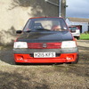 Peugeot 205 1.6 on bike carbs track car