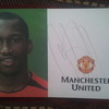 2 manchester united player autographs