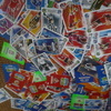 hundreds of football card