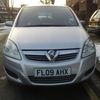 vauxhall zafira 2009 1.9 diesel exclusive wants to swap with any good condition 09 reg petrol car