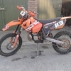 ktm exc 250 2007. (stolen on the wirral).large cash reward for names or address