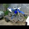 Motorbike trailers fits 3bikes on