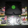 xbox with 6 games n controller