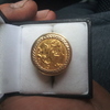 mens gold half sovereign ring