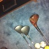 Golf clubs and golf balls