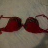 32DD Red Leopard Padded Bra SEXY