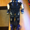 Mens alpine star 2 piece leathers with size 9 boots and gloves