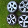 audi rs6 alloys x4 3 reps and 1 genuine  5x112