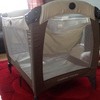 Graco travel cot  cream and brown