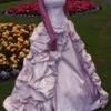 SIZE8 CHAMPAGNE PROM/WEDDING DRESS!