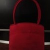 Ladies B.H.S Red Silk Evening Bag