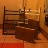 Chopping boards and spice racks