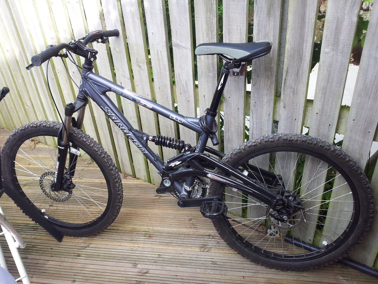 Saracen raw full suspension mountain bike sale