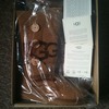 Brand new in box ugg triplet bailey button boots chestnut 6.5