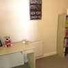 Ikea computer desk and bookshelf