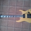 Custom ibanez guitar with seymour duncan and fernades pick ups. Original Floyd rose. Natural finish