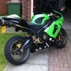 zx6r Kawasaki ninja sports bike