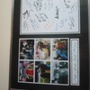 only fools and horses 6 pic full cast autograph print in frame