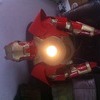 Handmade iron man.
