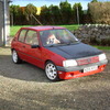Peugeot 205 1.6 on bike carbs track car